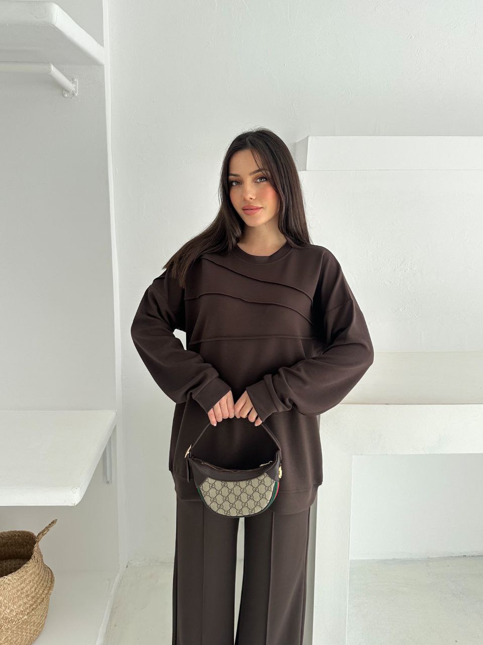 ÖNÜ ÇIMALI MODAL KUMAŞ TAKIM